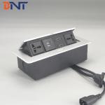 Office multi plug hidden table top socket with usb charger