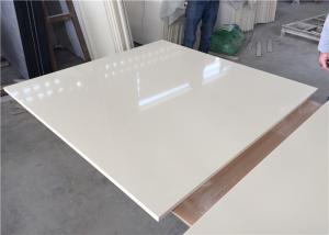Pure White Kitchen Quartz Table Top 25.5 Inches Wide With Sink Hole