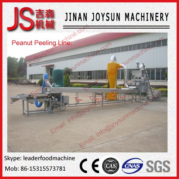 Quality Wet Type Red Coated Peanut Peeling Machine 220v / 380v for sale