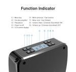Intelligent sleep wake up voice sound system LCD screen Handheld & Headset