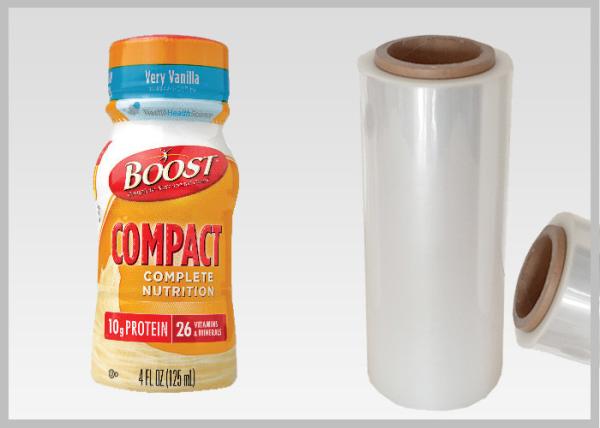 Quality Bottle Labels Poly Shrink Film / PLA Biodegradable Shrink Wrap Film for sale