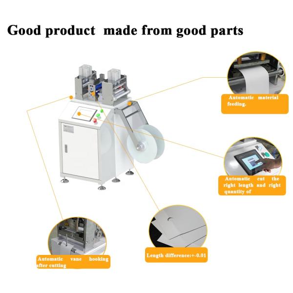 Fully Automatic Vertical Blind Vane Cutting And Punching Machine With Collecting Function