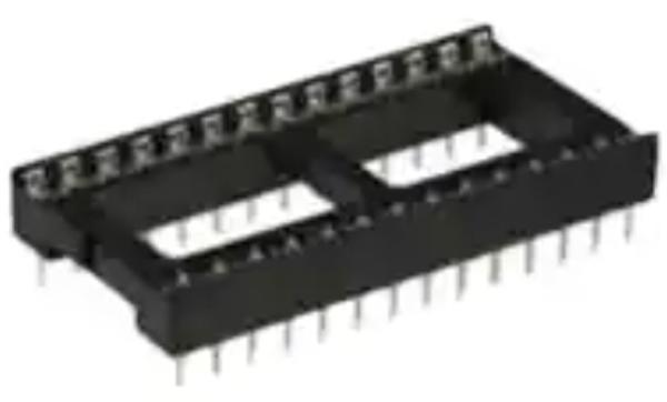 Quality 243-28-1-06  DIP Connector 28 Pin Ic Socket 0.6" Row Spacing Socket for sale