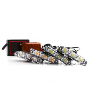 China Auto 8000K 240lm LED Strobe Warning Lights Wireless Remote on sale