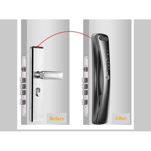 Waterproof Tuya Biometric Smart Wifi Door Lock With Camera Function