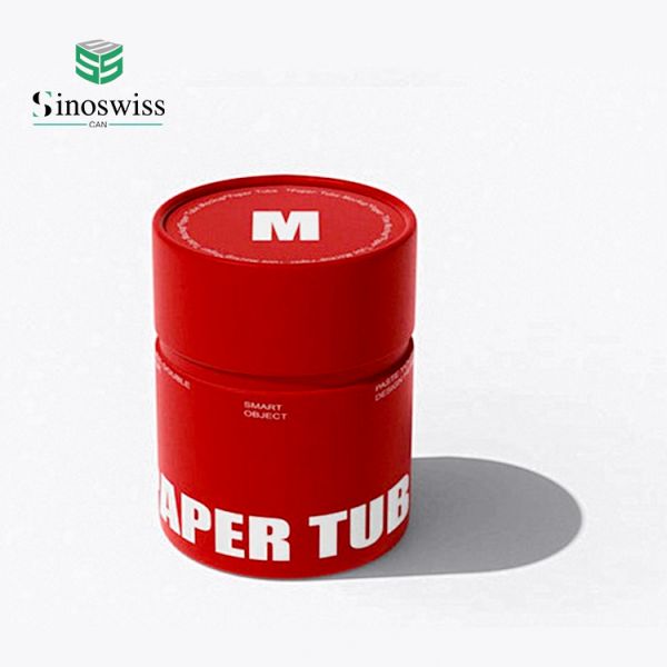 Full Eco Conscious Recyclable Cardboard Tubes For Packaging Custom Label Size