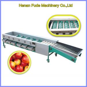 Buy cheap Nectarine cleaning and grading machine, nectarine cleaning sorting machine product
