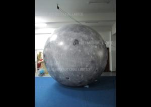 Elegant 12000W Moon Helium Balloon Lights , Night Flying Illuminate Led Lights Inside Balloons