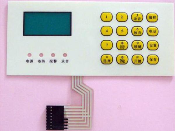 Quality Custom 3m Adhesive Tactile Membrane Switch Remote Control Keyboard Panel for sale