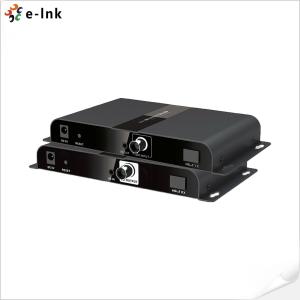 HD SDI Fiber Converter Extender RS232 To RS485 With IR Remote Control