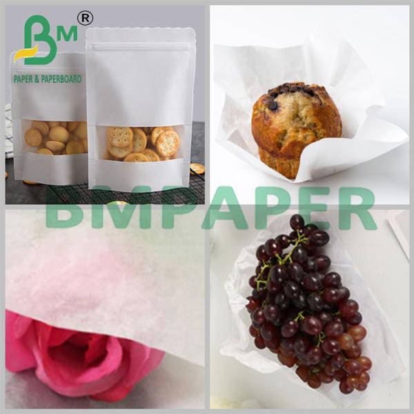 30-50g Smooth Single Sided Glazed Kraft Paper for Packaging Bags 762mm