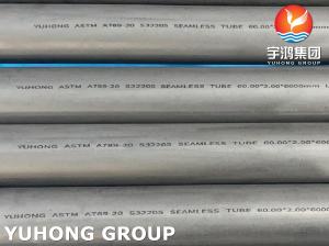 China Good Hardness ASTM A789 S32205  Duplex 2205 1.4462 Seamless Tube on sale