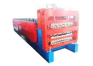 China 3 Profiles Tile Roofing Three Layer Roll Forming Machine IBR Sheet on sale