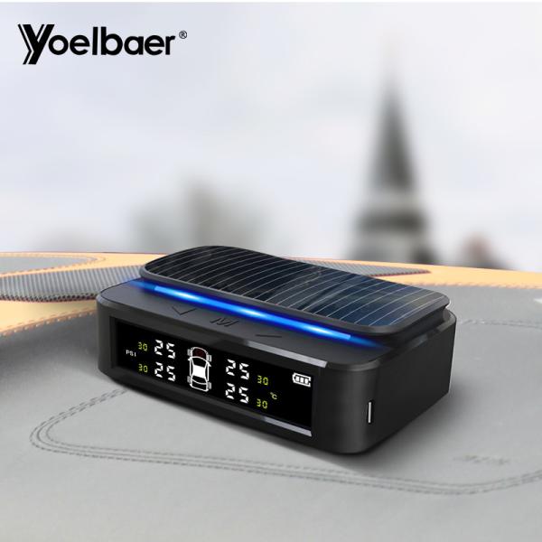 Quality Wireless Tire Gauge TPMS Tire Pressure Monitoring Sytsem Solar Power TPMS Sensor for sale
