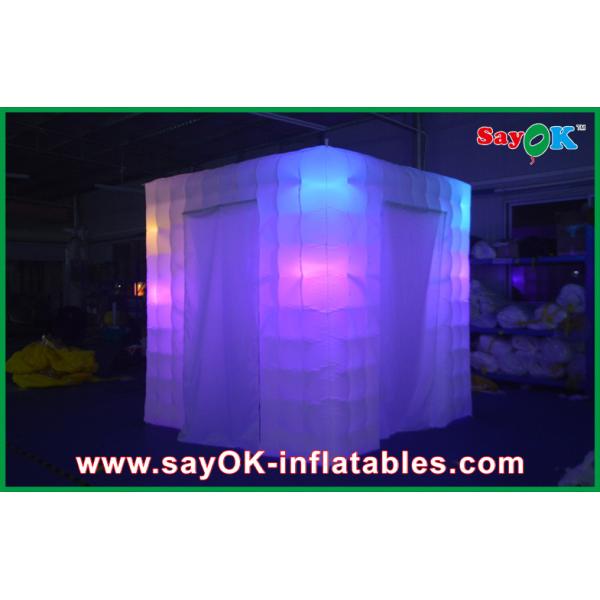 Inflatable Photo Booth Rental Portable Props Led Light Inflatable Photo Studio Family Use