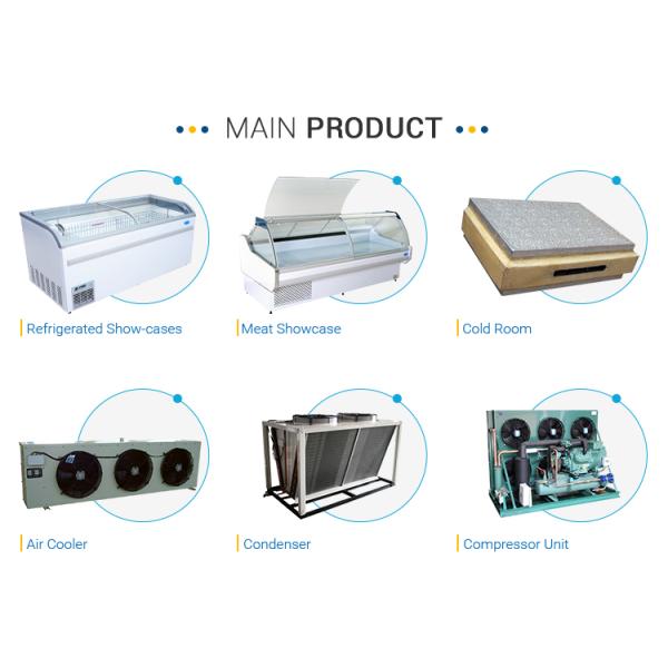 Customized Size Cold Freezer Room 220V/380V Voltage For Meat ISO Approval