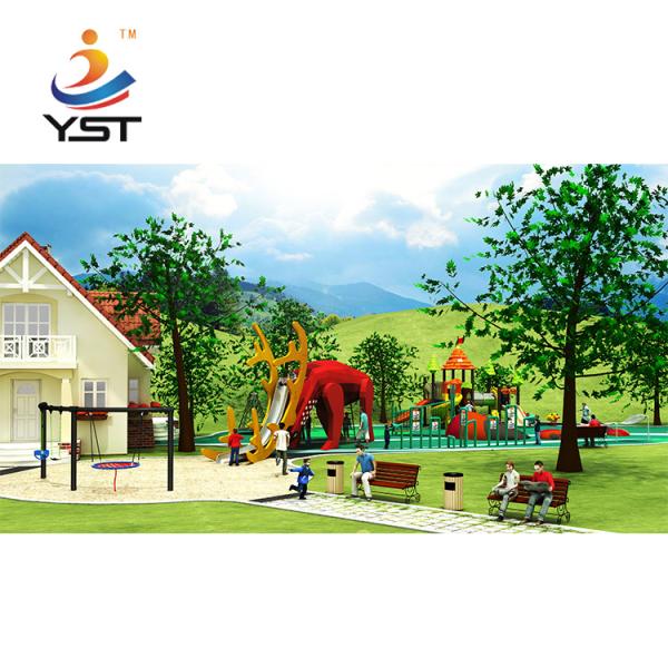 Quality Naughty Castle Custom Playground Slides , Anti UV Big Playground Slide for sale