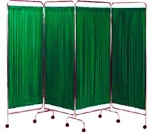 Quality Color Optional Portable Stainless Steel Hospital Healthcare Privacy Screens (4 Panel) ALS-WS04 for sale