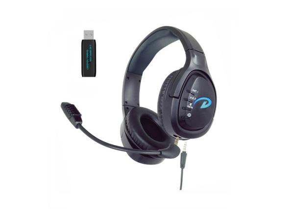 Quality Low Latency Hi Fi Gaming Headset , Xbox Gaming Headset Wireless 2.4G for sale