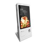 Free Standing Self Ordering Kiosk Mounted Food Printer QR Code Scanner NFC Card