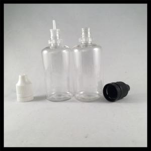 Buy cheap Clear Plastic Cosmetic Dropper Bottles 50ml , Medical Packing Plastic Eye Dropper Bottles product