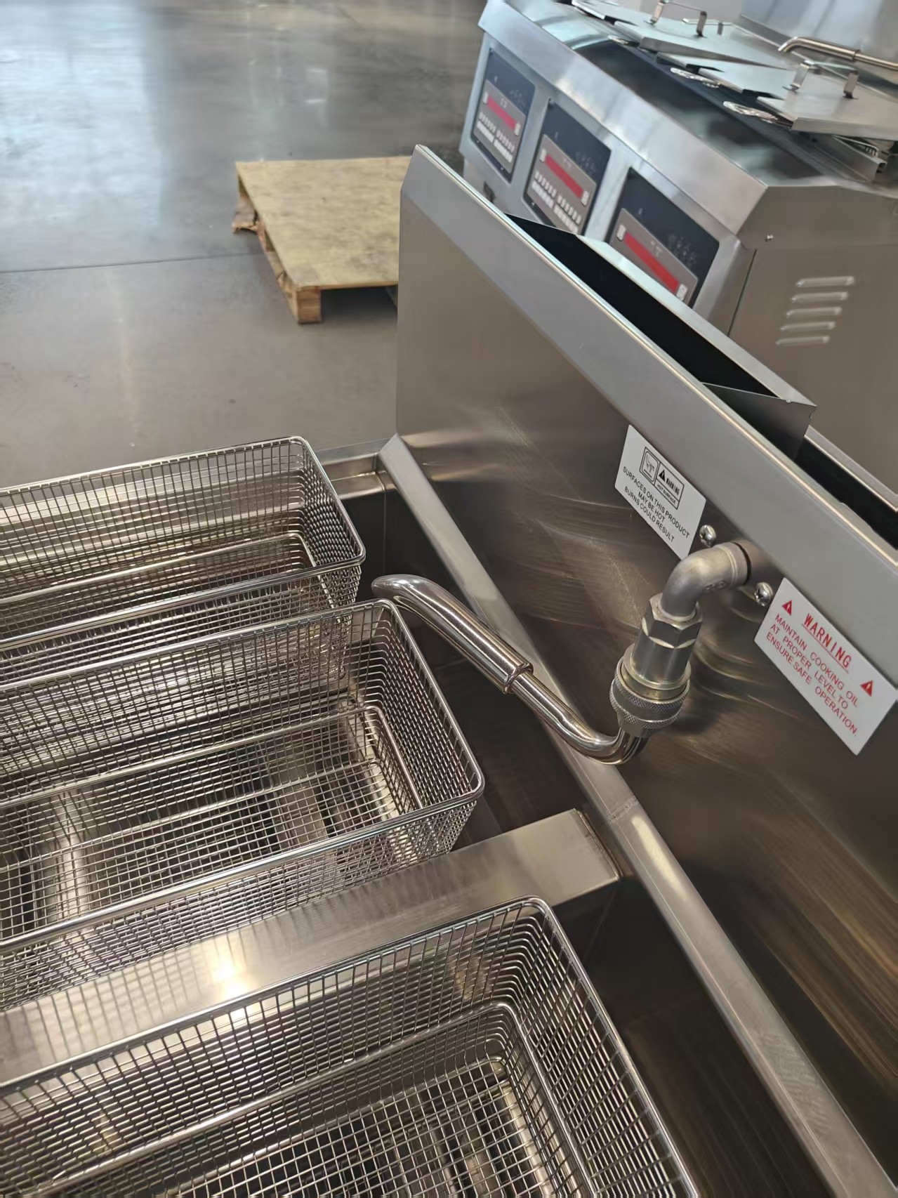 Two Pots Four Baskets GAS Open Deep Commerical Deep Chip Electric & Gas Deep Fryer
