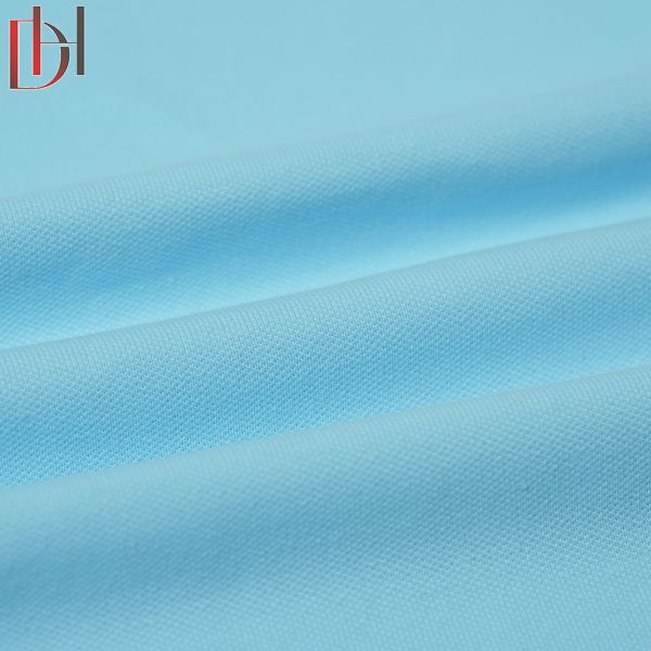Plain Dyed Eco-Friendly Stretch Moisture-Absorbent 200 GSM Pure Cotton T-Shirt Polo Garment Pique Fabric