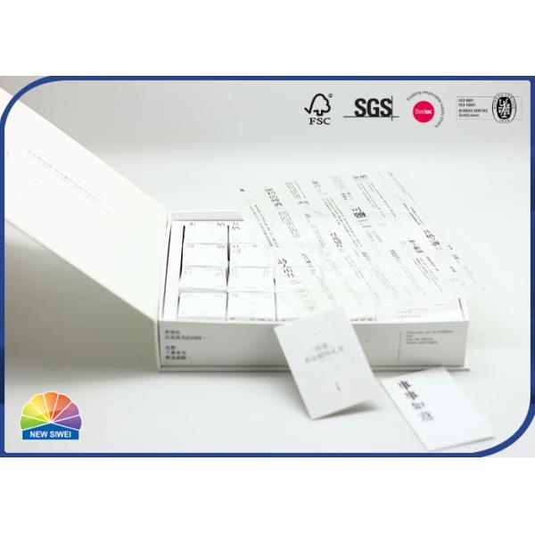 Perfume White Paper Gift Hinged Lid Box For Candle Special Paper With EVA