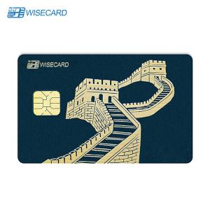 China Business PVC Chip Card With Imitate Metal Sinking Carving Technology on sale