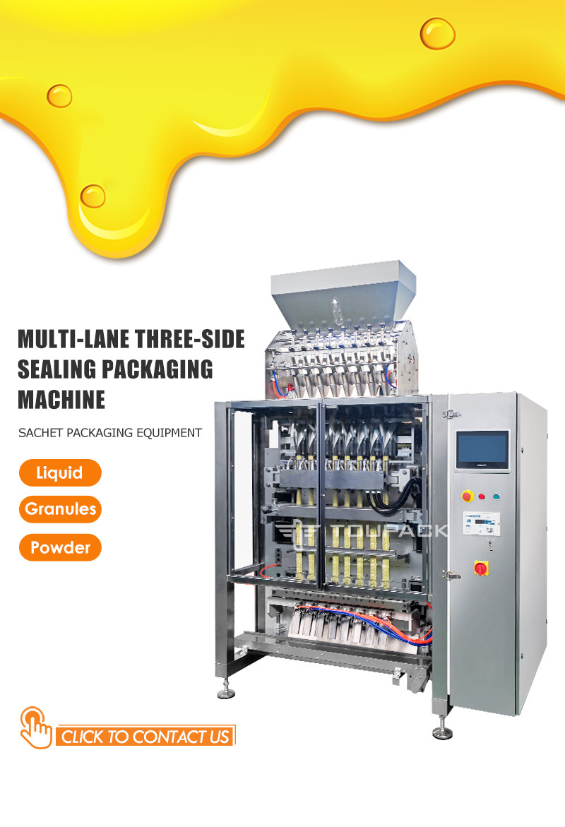 Multi Lane Coffee Powder Packing Machine Sachet Ketchup Stick Liquid Packing Machine