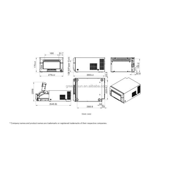 CX-02S Compact High Definition Thermal Transfer Embedded Digital Photo Printer for Prints
