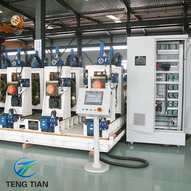 Servo Automatic Adjustment Pipe Making Machine Square Tube Mill