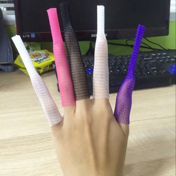 Quality White Extruded Rose Protective Netting Sleeve PE Protective Mesh Net for Rose for sale