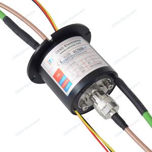Buy cheap Integrate RF slip ring with power ethernet signal and radio frequency rotary union product