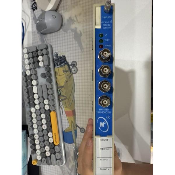 Bently Nevada 3500/42M 176449-02 Proximitor Seismic Monitor Four Channel