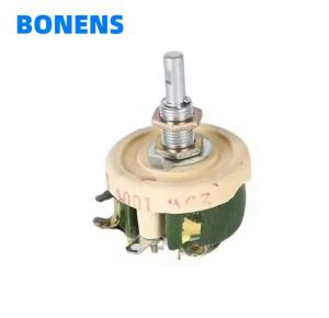 China BC1 Variable Power Resistor Rheostat Round Disk Wirewound Adjustable Resistor 25W 50W 100W 150w 200W 300W on sale