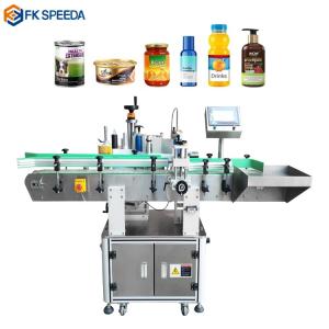 Wood Packaging Material Compatible with Various Round Bottle Products Labeling Machine