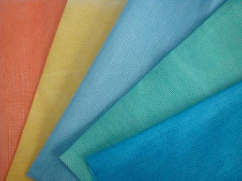 Cross Lapping Cupro Spunlace Non Woven Fabric Raw Material Spunlace Technology