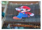 AC100-240V 60Hz Input Transparent LED Display Screen for Indoor Advertising