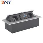 BNT European power conference table socket with media interface