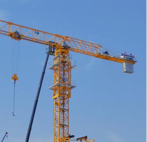 Buy cheap 50m Flat Top Tower Crane Lift Capacity 16 Ton product