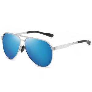 China UV400 Pilot Sunglasses Polarized Metal Luxury Shades Gentleman on sale
