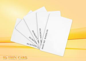 China Customized printing EM Thin 125khz RFID Proximity ID Card Anti - scratch on sale