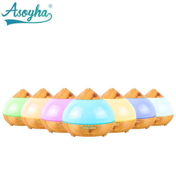 Quality 300ml Home Air Humidifier Wood Grain , Ultrasonic Fragrance Diffuser In Humidifier for sale