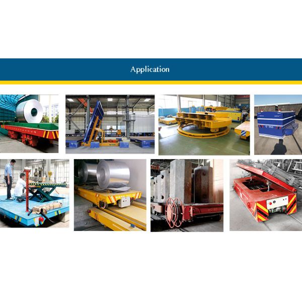 Workshop Transport 50 Tons of Mold Transfer Cart on Battery