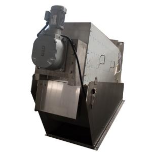 China Mobile Containerized Solution Multi Disc Screw Press Sludge Dehydrators on sale