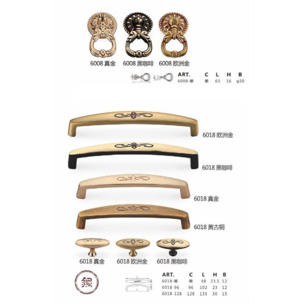 Brass Kitchen Hardware Pull Handles Hammer Pattern Wardrobe Cabinet Handles