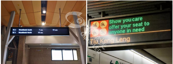 Subway Passenger Information Led Display Message Board 6000CD/M2