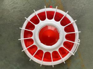 China Sixteen grid feeding trays（Red and white） on sale
