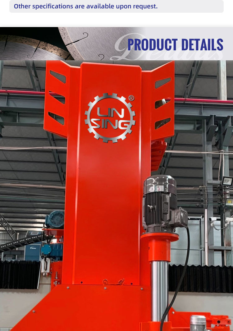 800mm Max Cutting Thickness Stone Block and Tile Cutter for Granite Marble Block